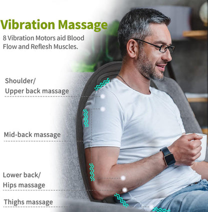 Relaxation Seat Cushion with Heat for Home and Car