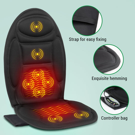 Relaxation Seat Cushion with Heat for Home and Car