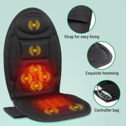 Relaxation Seat Cushion with Heat for Home and Car