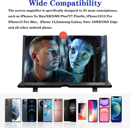 16-Inch Mobile Display Enhancer for Movies and Gaming