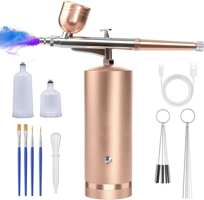 Cordless Precision Airbrush with Adjustable Pressure Settings