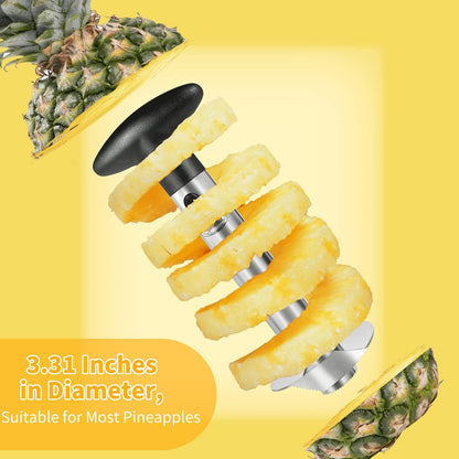 Effortless Pineapple Slicer with Easy-Detach Handle