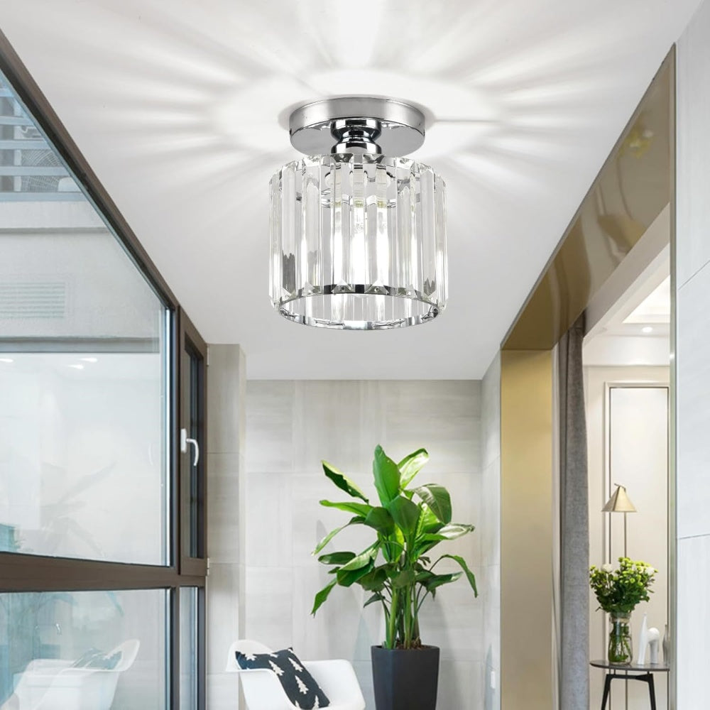 Contemporary Small Ceiling Fixture for Hallways