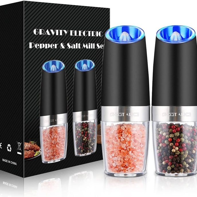 Smart Spice Mill with Gravity Activation and Custom Grind Settings