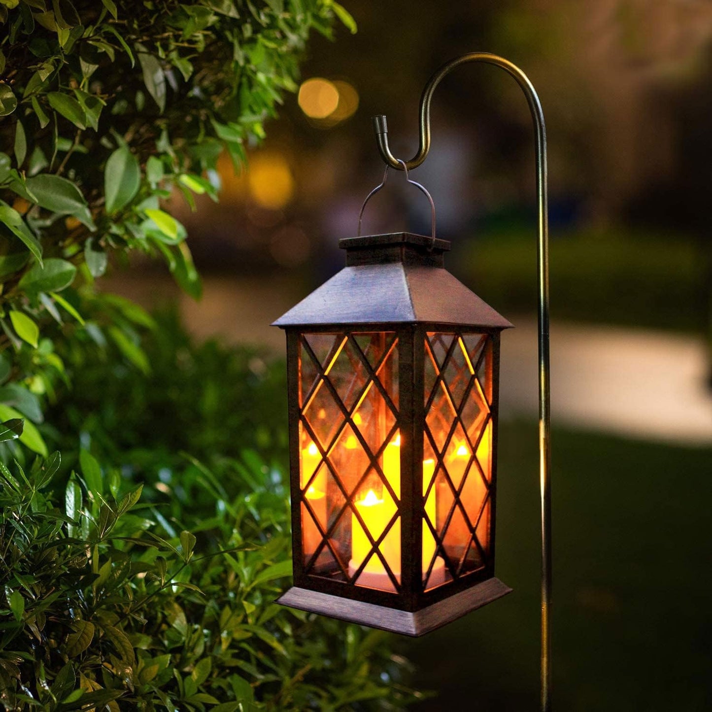 Outdoor Garden Lantern for Hanging Display