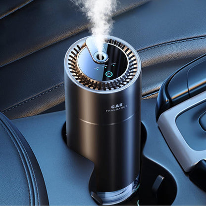 Automatic Ultrasonic Car Freshener with Dual USB Charging
