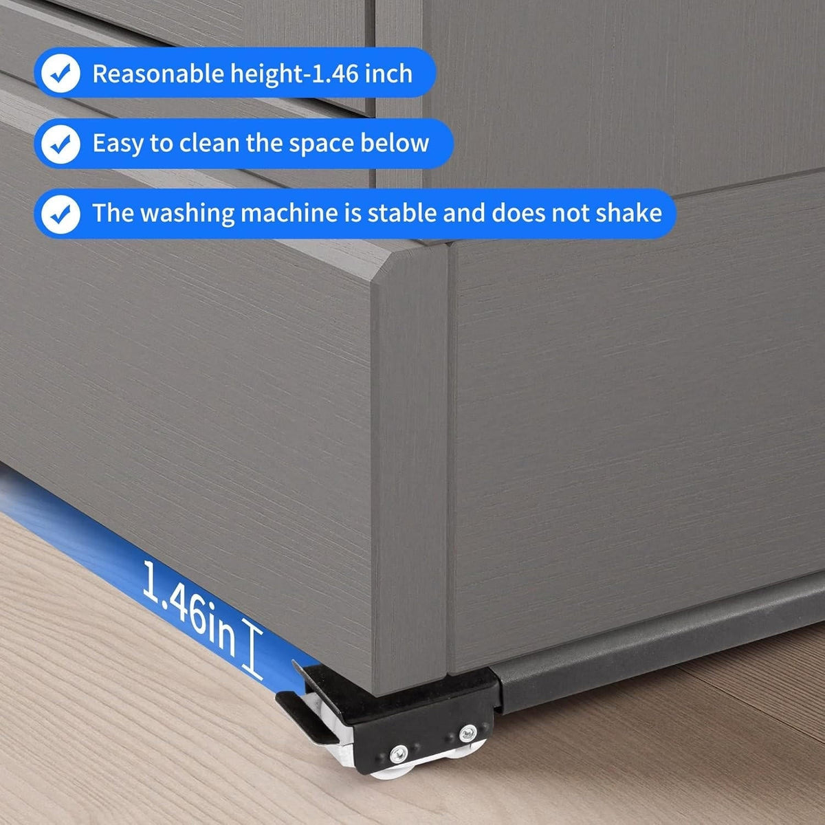 Heavy-Duty Appliance Mover with Secure Brake Locks and Vibration Dampeners