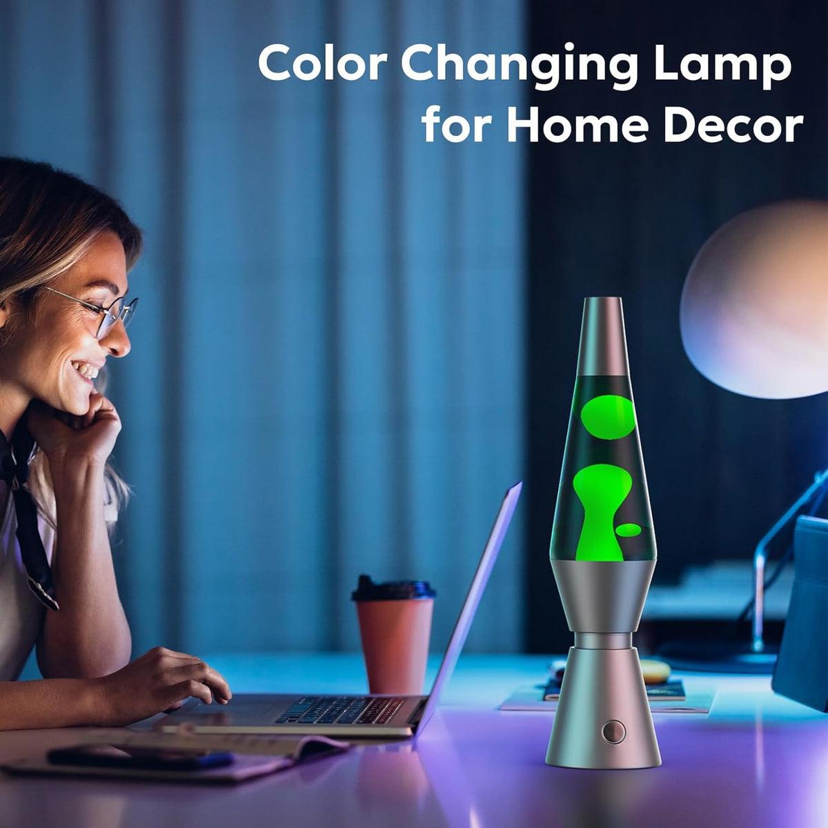 ColorFlow Mood Lamp with Remote Control and 17 Vibrant Shades