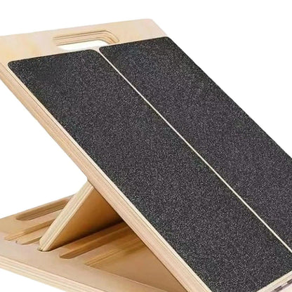 Versatile Calf Stretching Board with Adjustable Angles and Grip