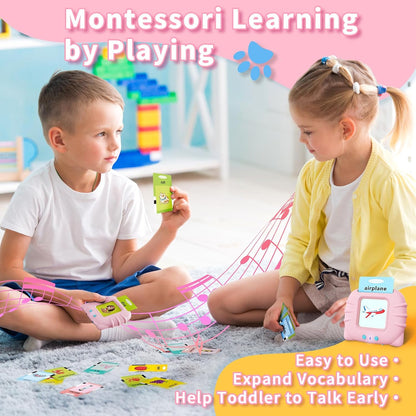 Interactive Vocabulary Builder Speaker with 224 Audio Cards