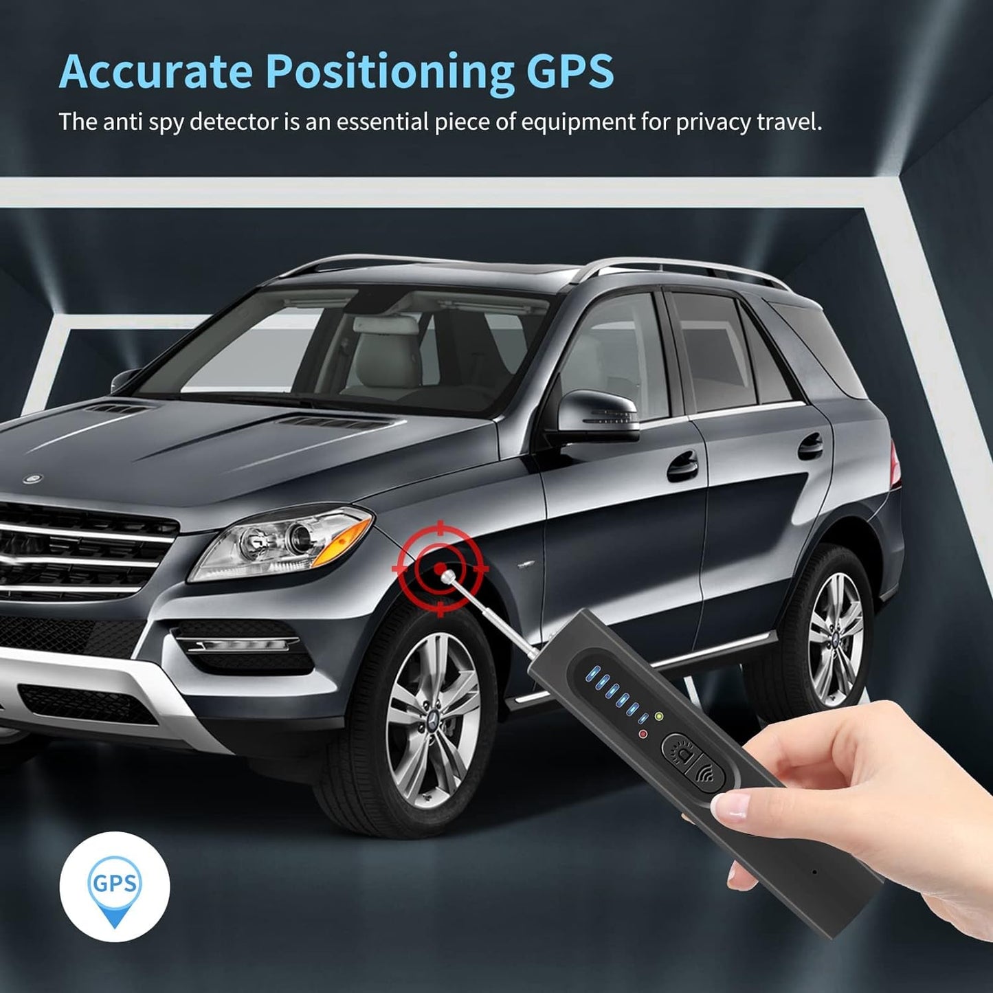 Comprehensive Surveillance Scanner with GPS Detection & Light