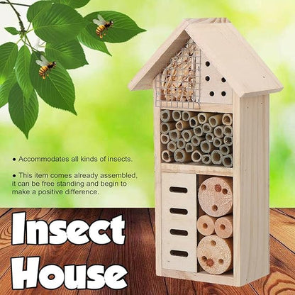 Eco-Friendly Insect Haven for Garden Pollinators