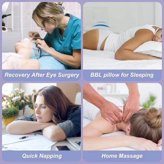 Comfort Recovery Pillow for Face-Down Healing