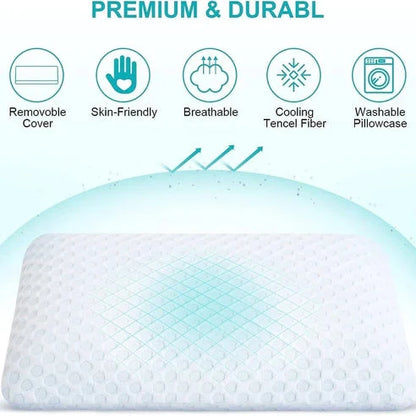 ChillComfort Memory Foam Pillow for Refreshing Sleep