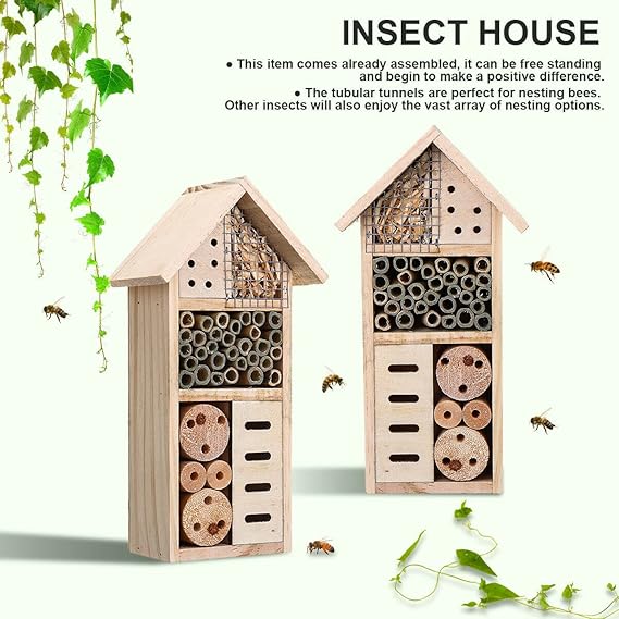 Eco-Friendly Insect Haven for Garden Pollinators