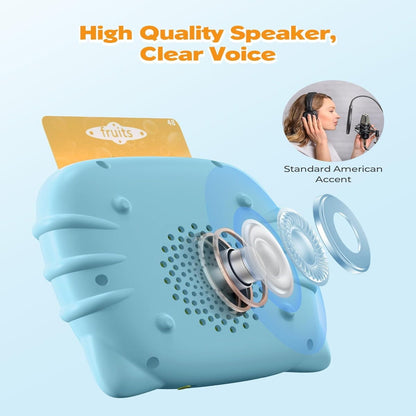 Interactive Vocabulary Builder Speaker with 224 Audio Cards