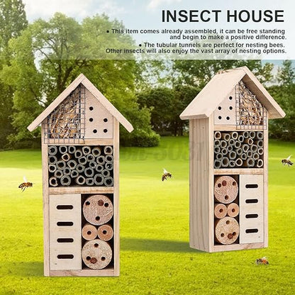 Eco-Friendly Insect Haven for Garden Pollinators