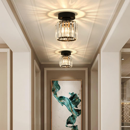 Contemporary Small Ceiling Fixture for Hallways
