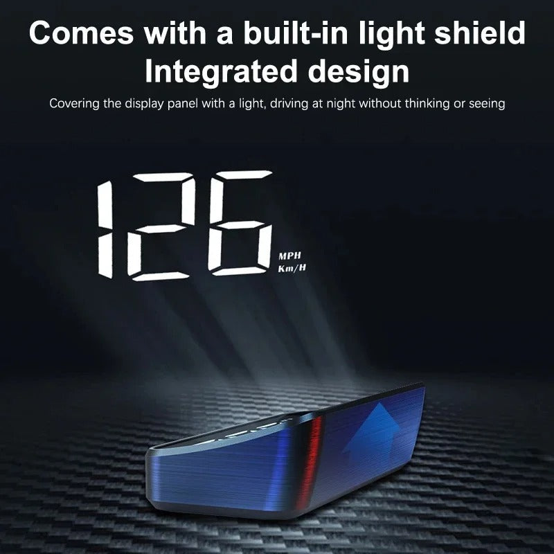 DashMate Speed Tracker with LED Windshield Display