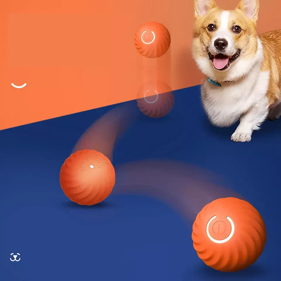 Interactive Rolling Sphere for Pets and Stress Relief