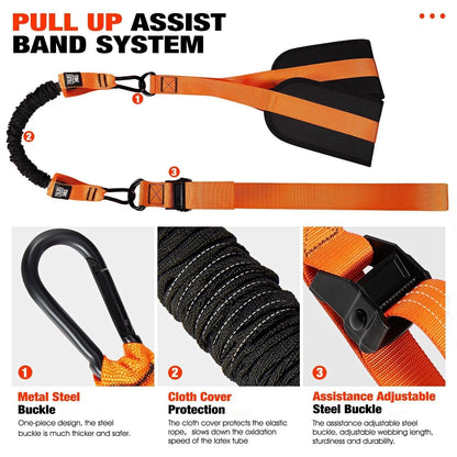 Elevate Your Pull Up Game with Dual Foot Support System