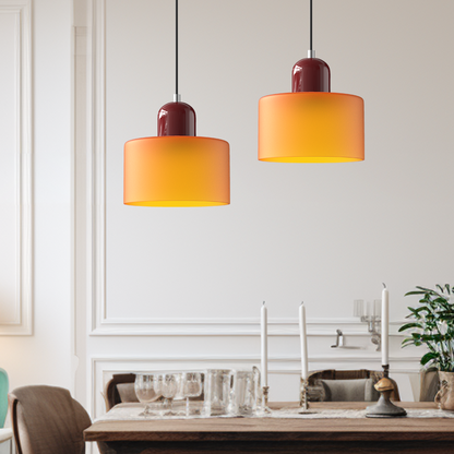 Cylindrical Pendant Light in Nordic Design