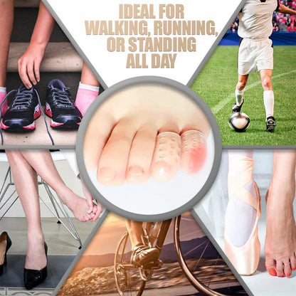 ComfortGuard Silicone Toe Shields for Pain Relief and Protection