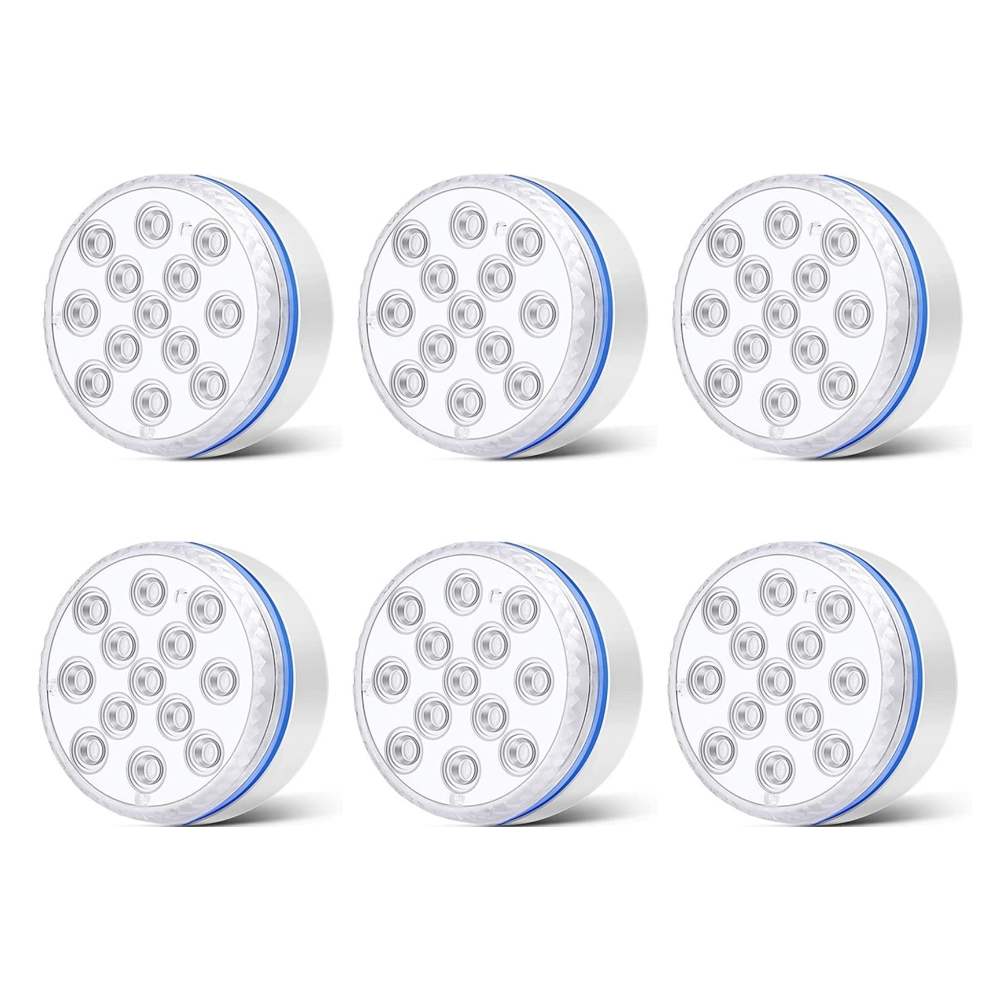 Remote-Controlled Submersible Pool Light with Various Color Options