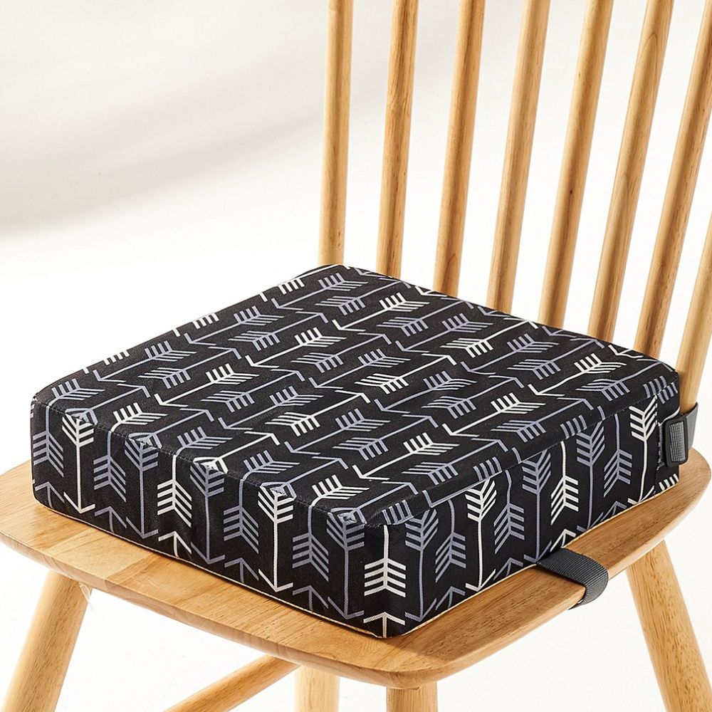 Compact Travel Booster Seat with Adjustable Height and Easy Clean Cover