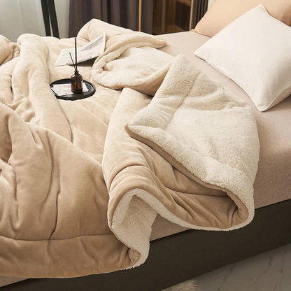 Cozy Dual-Sided Throw Blanket for Warmth