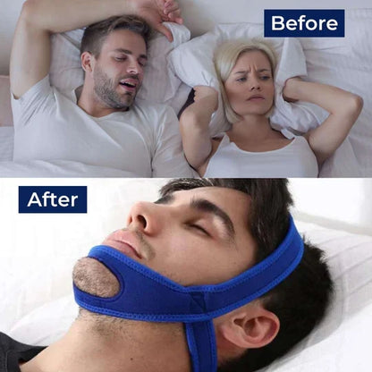 Adjustable Jaw Support Strap for Better Sleep and Snoring Relief
