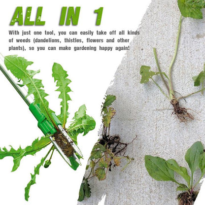 Ergonomic Weed Extractor with Steel Claw Mechanism, 50cm Handle