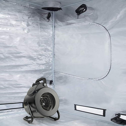 Rapid Heat Electric Fan for Greenhouses & Workspaces