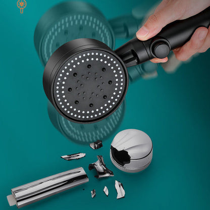 Powerful Showerhead with 5 Adjustable Spray Settings
