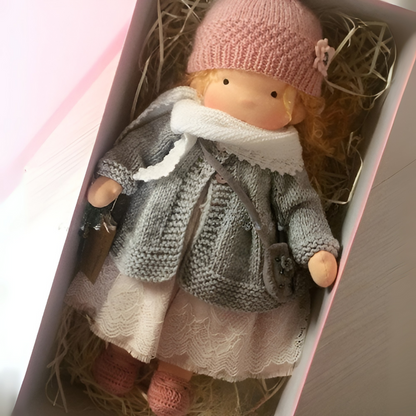 Cherished Companion Doll with Soft Cotton and Wool Fill