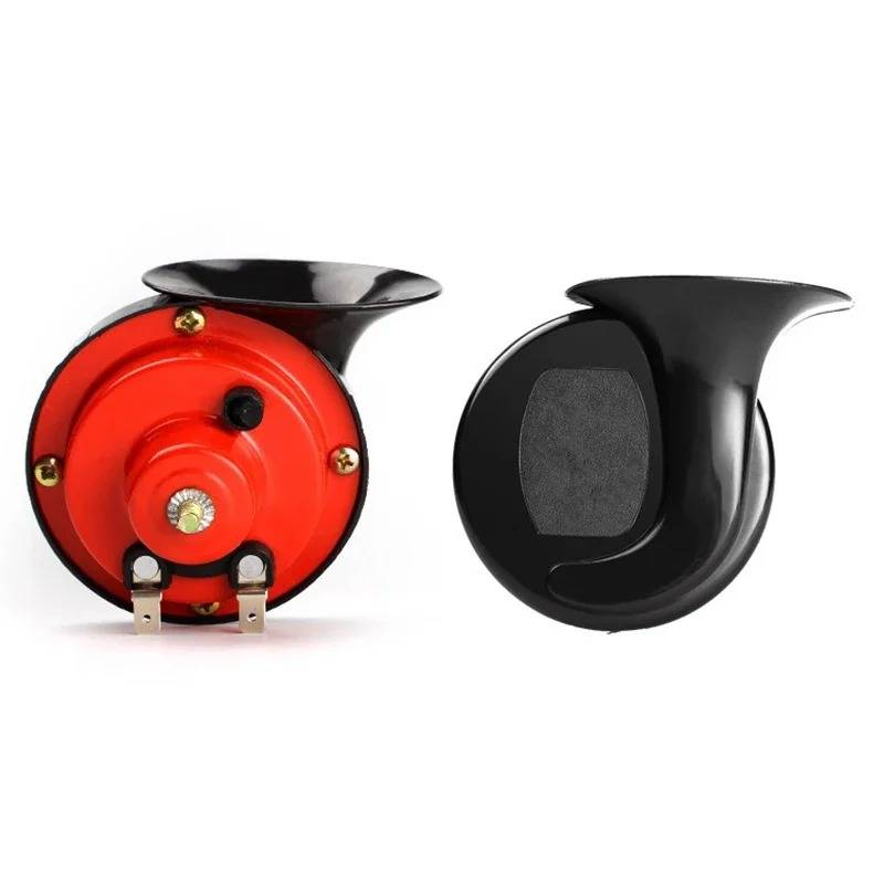 High-Impact Dual Sound Car Horn with Universal Fit and Wiring Kit, 12V Weatherproof