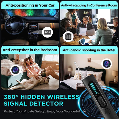 Comprehensive Surveillance Scanner with GPS Detection & Light