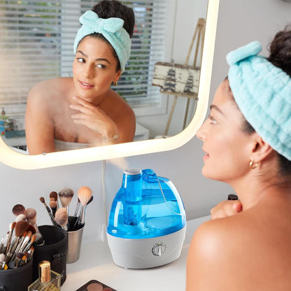 SerenityMist Ultrasonic Humidifier with 360° Adjustability and Auto Shutoff, 2.2L Capacity