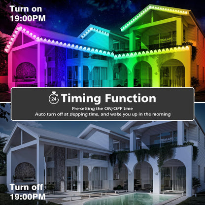 All-Season LED Outdoor Lighting System with App Control