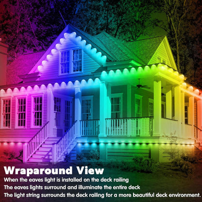 All-Season LED Outdoor Lighting System with App Control