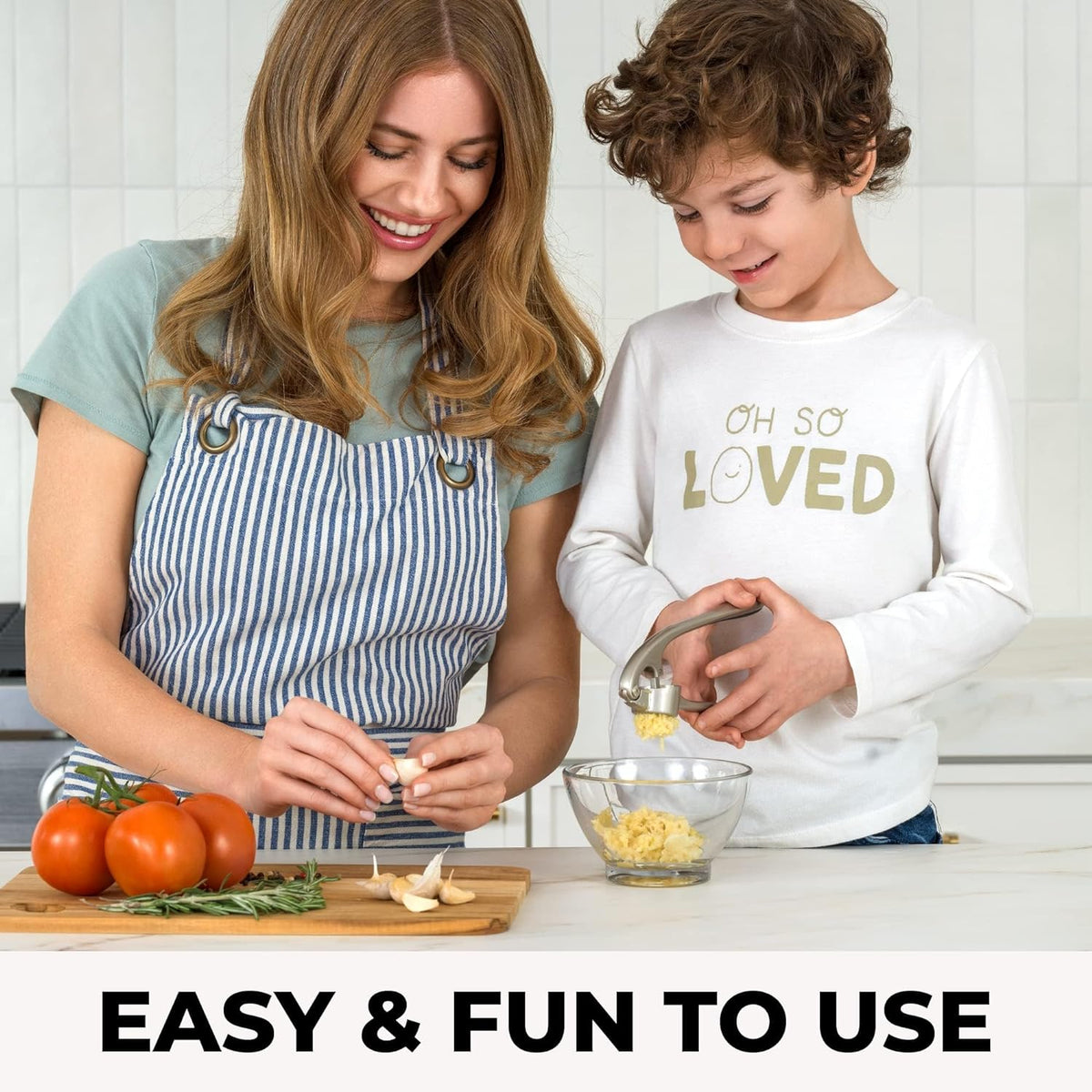 Effortless Garlic Crusher with 37 Precision Openings and Comfort Grip