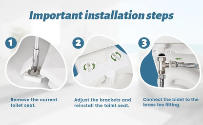 Ultimate Bidet Upgrade with Dual Nozzles & Custom Water Control