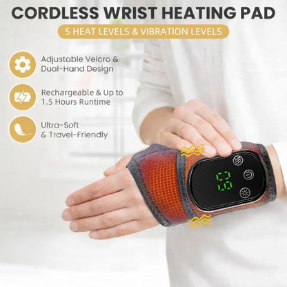 Rechargeable Wrist Comfort Wrap with Heat & Vibration