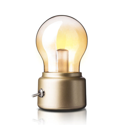 Rechargeable Vintage Style Light Bulb Lamp