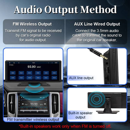 10.26-Inch Smart Car Audio System with Wireless Connectivity