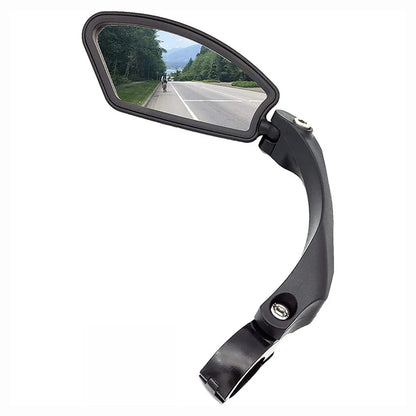 Foldable Handlebar Mirrors – Wide Angle Glass with 360-Degree Rotation
