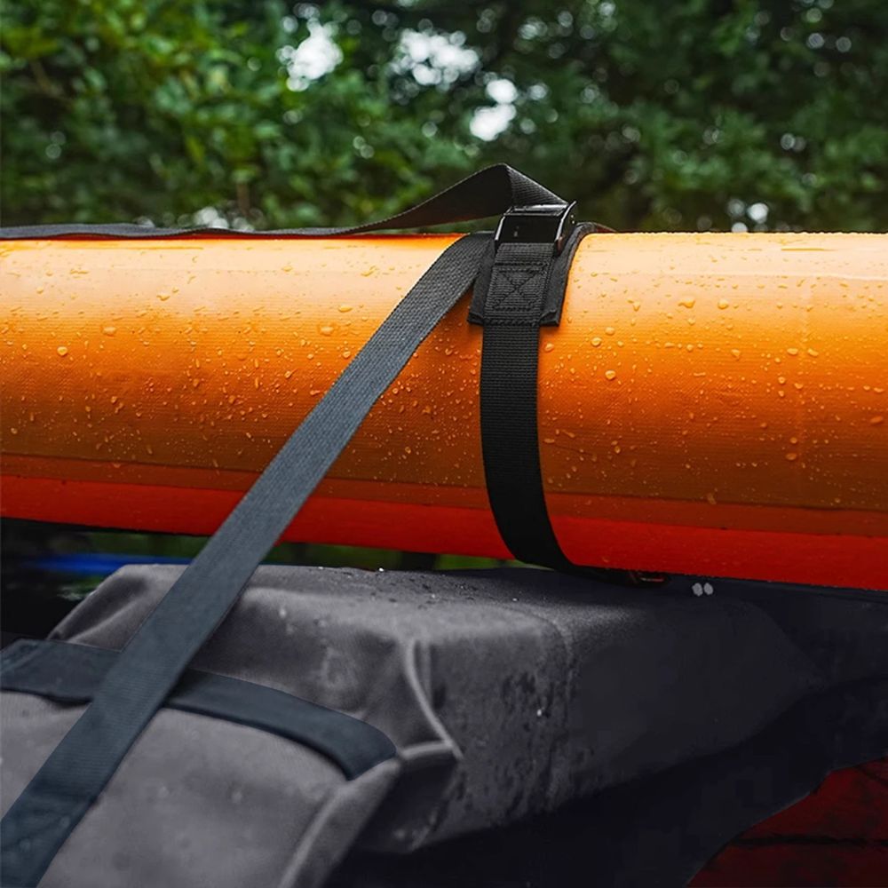 Secure Cargo Roof Pads with Cushioning for Kayak Transport