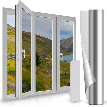 Heat-Blocking Window Film with Easy Static Cling, 15.7x39.4in