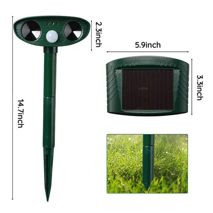 Eco-Friendly Sonic Armadillo Deterrent Device