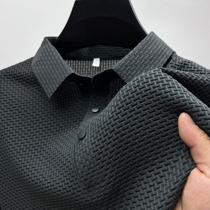 Men's Tailored Polo Shirt - Soft Cotton Blend for Everyday Style